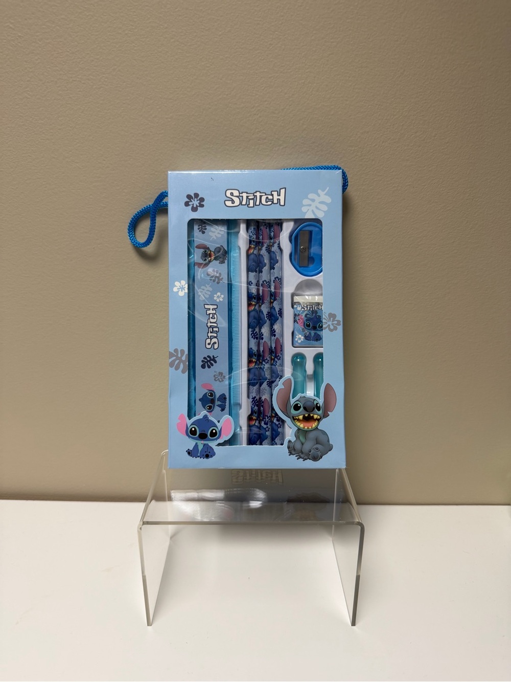 Stitch Stationery Set - Character Pencil & Accessories